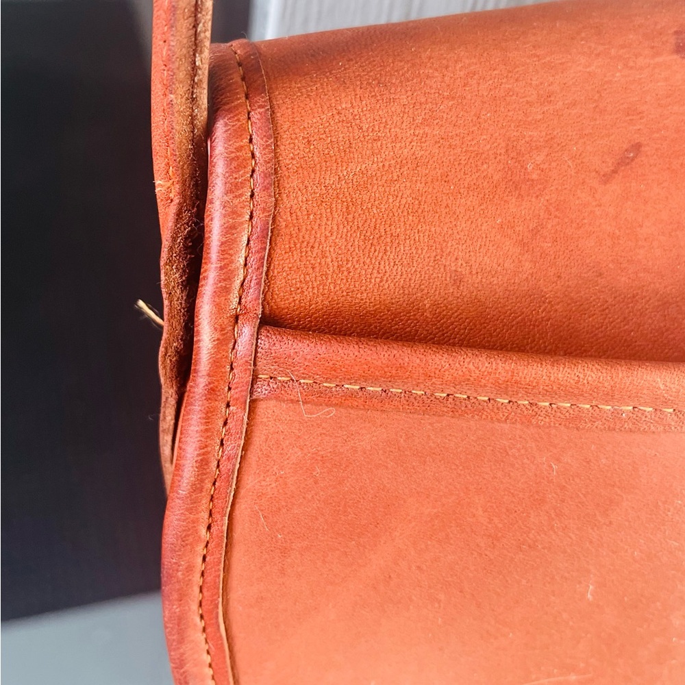 AUTHENTICATED Coach Brown Leather Crossbody Bag - Picture 9 of 13